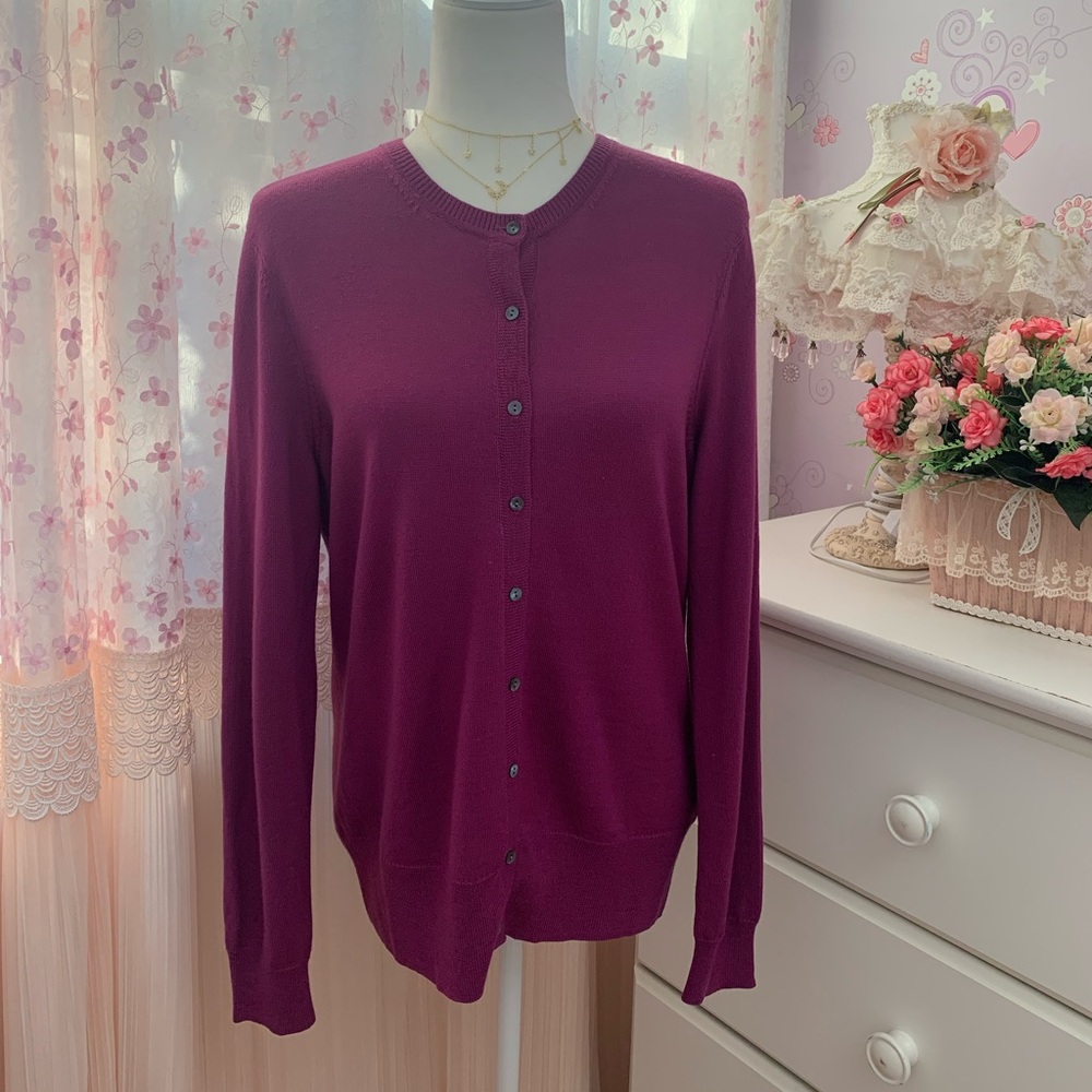 Brooks Brothers Extra-Fine Twinset Cardigan in Merino Wool